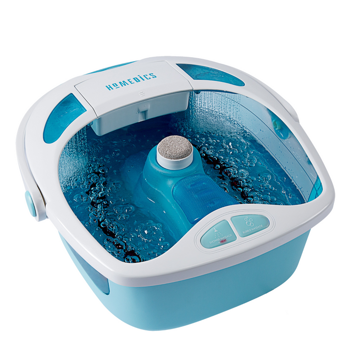 Spa de Pies Homedics con Calentamiento Rápido y Masaje de Burbujas