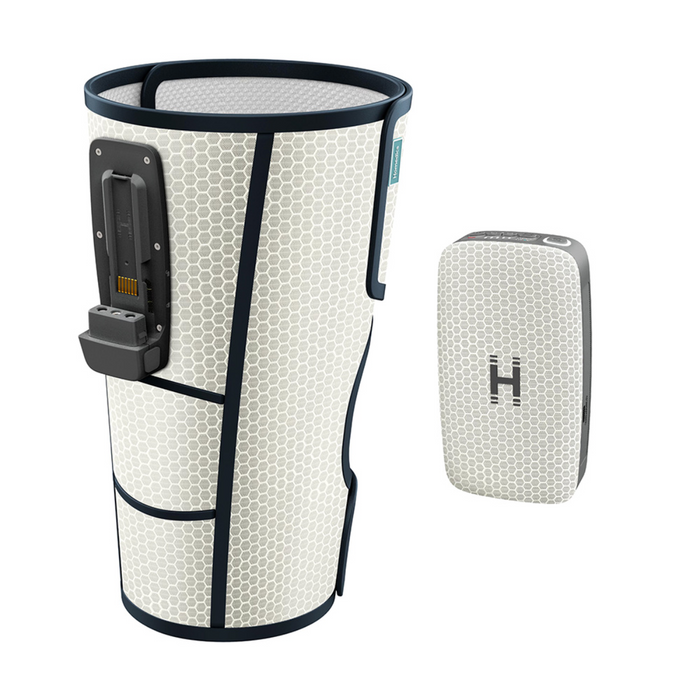 Masajeador de Compresión de Rodilla Homedics Modulair Blanco Con Calor